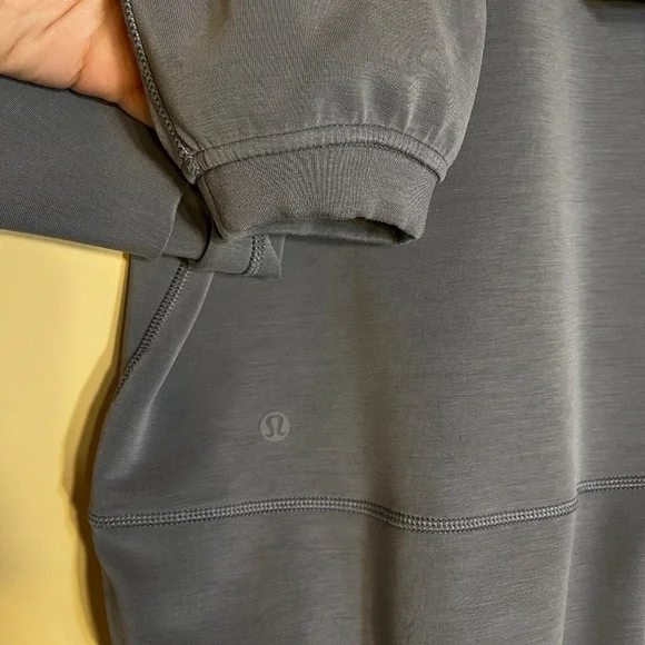 lululemon athletica Gray Hooded Jacket